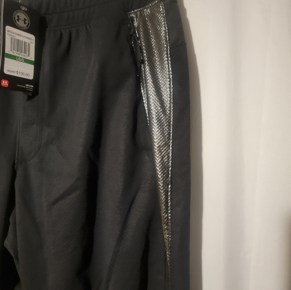 Under Armour UA ColdGear Knit Swacket Pants Black Men's Sz Large 1306457 001 - Picture 4 of 8